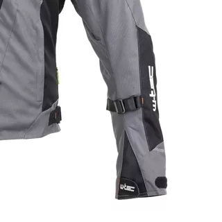 Męska kurtka motocyklowa W-TEC Brandon - Czarny-fluo żółty