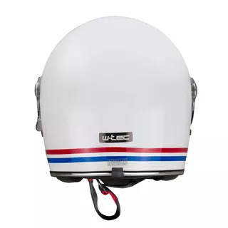 Kask motocyklowy integralny W-TEC Cruder Delacro - niebiesko-biało-czerwony