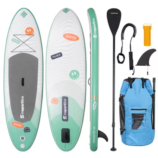 Paddleboard z akcesoriami deska SUP inSPORTline Wavelet 9'6" - Zielony