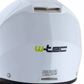 Kask motocyklowy szczękowy W-TEC Vexamo PP z Pinlockiem - Biały