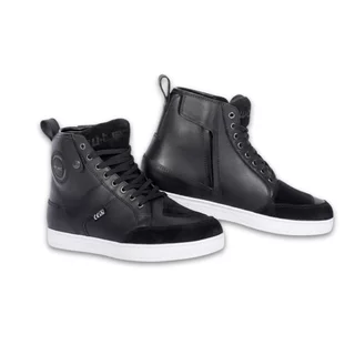 Buty motocyklowe skórzane W-TEC Boulevard ∙ certyfikat CE ∙ membrana wodoodporna ∙ podeszwa antypoślizgowa - Czarny