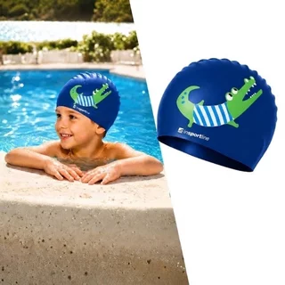 Dziecięcy czepek pływacki inSPORTline Swimino ∙ 100% silikon ∙ łatwe zakładanie ∙ uroczy motyw