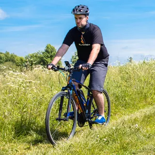 Wielofunkcyjny szalik chusta inSPORTline - Szaro-czarny