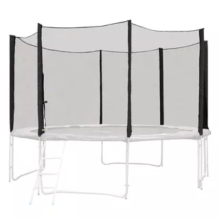 Siatka ochronna do trampoliny inSPORTline Froggy PRO 305 cm - 8 prętów - Czarny