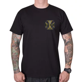 T-shirt koszulka bawełniana BLACK HEART Ruthless - Czarny
