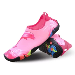 Dziecięce buty kąpielowe do wody inSPORTline Sunio - Różowy