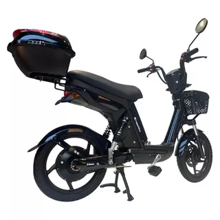 Skuter elektryczny z pedałami motorower inSPORTline E-Greta 12Ah - Niebieski