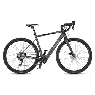 Rower elektryczny gravelowy 4EVER ENGRAVE PRO ∙ osprzęt Shimano GRX ∙ lekka waga 15,3 kg ∙ zasięg do 80 km ∙ karbonowy widelec ∙ gravel