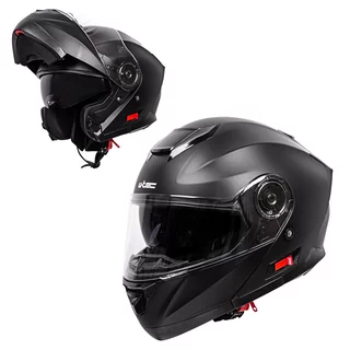 Kask motocyklowy z otwieraną szczęką + blenda W-TEC Cullo