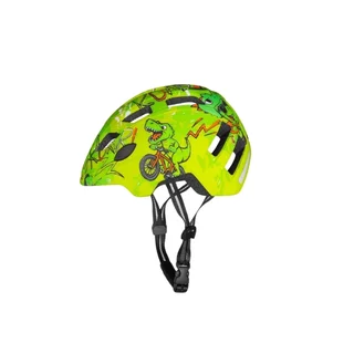 Dziecięcy kask rowerowy Etape Kitty 2.0 ∙ technologia in-mold ∙ siatka przeciw owadom ∙ 14 otworów wentylacyjnych ∙ regulacja ∙ elementy odblaskowe - Zielony