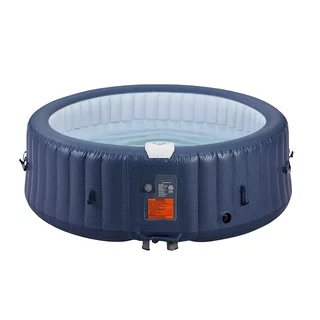 Duże jacuzzi ogrodowe z hydromasażem inSPORTline Yanna 208x208x65 cm