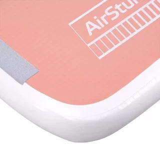 Ścieżka akrobatyczna Airtrack inSPORTline Airstunt 300x100x10 cm różowa z pompką elektryczną