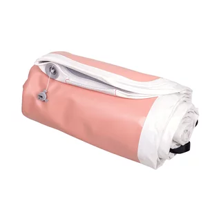 Ścieżka akrobatyczna Airtrack inSPORTline Airstunt 500x100x10 cm różowa z pompką