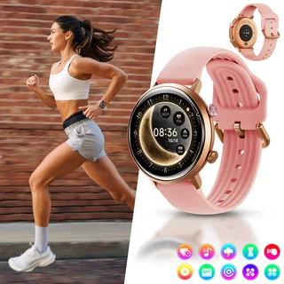 Smartwatch inSPORTline Manzon wodoodporny z funkcją rozmów, monitorowaniem zdrowia i AI