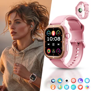 Smartwatch sportowy inSPORTline Melagra ∙ wodoodporny ∙ funkcja rozmów ∙ asystent AI ∙ monitorowanie tętna i snu ∙ 100+ trybów ∙ bateria do 25 dni