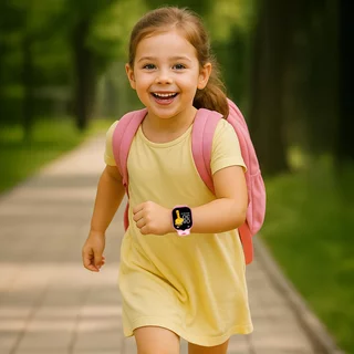 Smartwatch inSPORTline Melino dla dzieci z SIM GPS 4G LTE IP67 i przyciskiem SOS nowoczesne funkcje