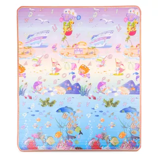 Zwijana mata dla dzieci inSPORTline Lhotino 150x180x1,5 cm - Plaża/Gospodarstwo rolne