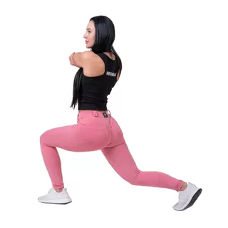 Legginsy damskie Nebbia Dreamy Edition Bubble Butt 537 - Jasny niebieski