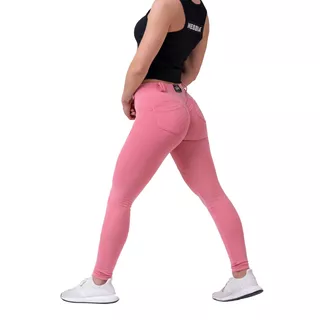 Legginsy damskie Nebbia Dreamy Edition Bubble Butt 537 - Jasny niebieski