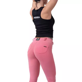 Legginsy damskie Nebbia Dreamy Edition Bubble Butt 537 - Jasny niebieski