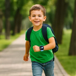 Smartwatch inSPORTline Odino dla dzieci z SIM GPS 4G LTE IP67 i przyciskiem SOS nowoczesne funkcje
