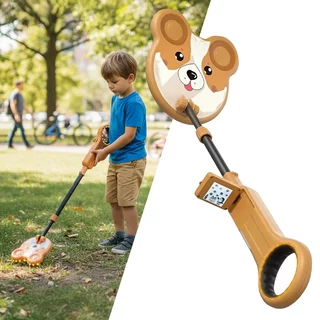 Bezprzewodowy detektor metali inSPORTline Aurino ∙ dla dzieci ∙ uroczy design ∙ kolorowy wyświetlacz ∙ teleskopowa rączka ∙ dla początkujących - Piesek