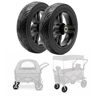 Zapasowe kółka przednie do wózków transportowych StrollKidz i StrayPaws 4,5x19 cm (2 x 8") 2 szt. ∙ materiał PU ∙ łatwa wymiana ∙ redukcja wstrząsów