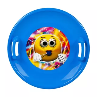 Ślizg na śnieg, jabłuszko STT - niebieski chłopiec emoji - niebieska dziewczyna emoji