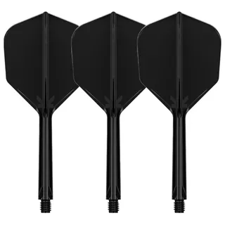 Nasadki z piórkami do lotek Target K-Flex No6 Short 3 szt. - Czerwony