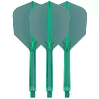 Nasadki z piórkami w jednym Target K-Flex No6 In Between 3 szt - Niebieski - Zielony