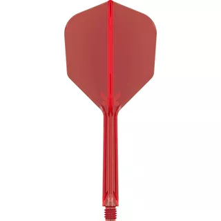 Nasadki z piórkami do lotek Target K-Flex No6 Short 3 szt. - Czerwony