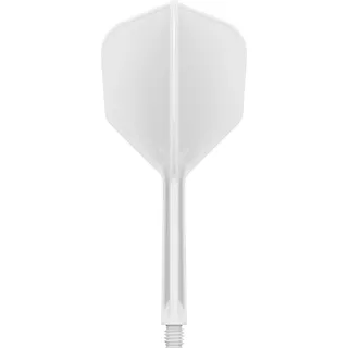 Nasadki z piórkami do lotek Target K-Flex No6 Short 3 szt. - Czerwony - Biały