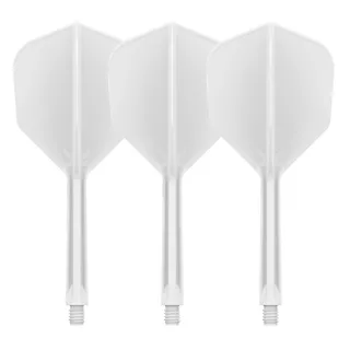 Nasadki z piórkami do lotek Target K-Flex No6 Short 3 szt. - Czerwony