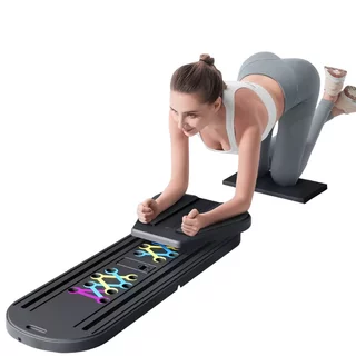 Wielofunkcyjna deska do pompek i pilatesu inSPORTline Pushap Zen ∙ z gumami oporowymi ∙ wielopozycyjna