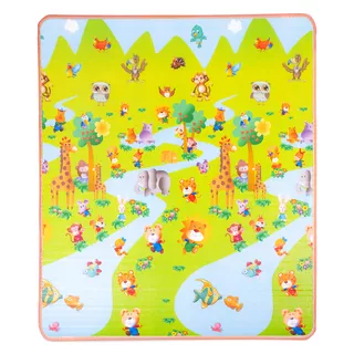 Zwijana mata dla dzieci inSPORTline Lhotino 150x180x1,5 cm - Plaża/Gospodarstwo rolne