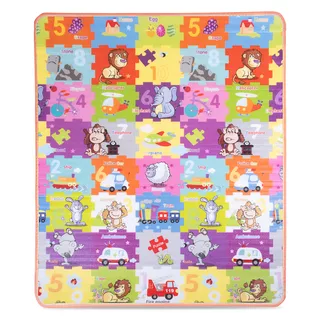 Zwijana mata dla dzieci inSPORTline Lhotino 150x180x1,5 cm - Plaża/Gospodarstwo rolne