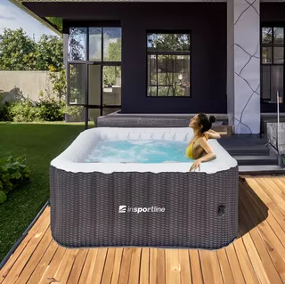 Jacuzzi ogrodowe z hydromasażem ogrzewane inSPORTline Evinos - OUTLET