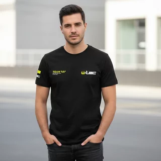 Koszulka bawełniana W-TEC Signature ∙ T-shirt ∙ z akcentem moto ∙ wygodna ∙ oddychający materiał ∙ luźny krój