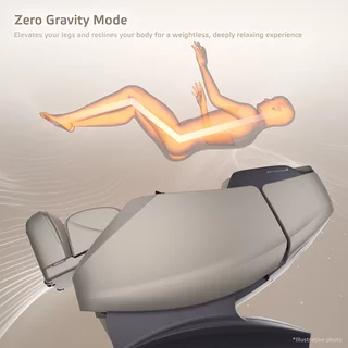 Fotel masujący inSPORTline Balsadena ∙ masaż 4D, powietrzny ∙ ogrzewanie ∙ Bluetooth ∙ Zero Gravity ∙ Zero Space - Czarny