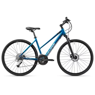 Damski rower crossowy Cyclision Zodya 3 MK-II 28" ∙ hydrauliczne hamulce Shimano ∙ amortyzowany widelec z blokadą ∙ 16 przełożeń - Blue Edge