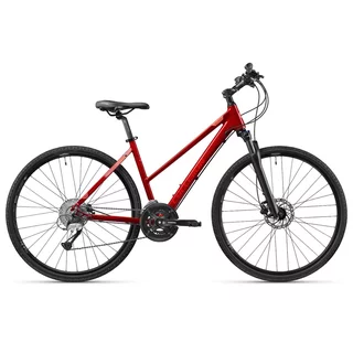 Damski rower crossowy Cyclision Zodya 3 MK-II 28" ∙ hydrauliczne hamulce Shimano ∙ amortyzowany widelec z blokadą ∙ 16 przełożeń - Scarlet Red