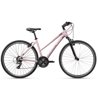 Damski rower crossowy Cyclision Zodya 5 MK-II 28" ∙ napęd shimano 21 biegów ∙ amortyzowany widelec ∙ hamulce v-brake ∙ lekka rama - Vintage Pink