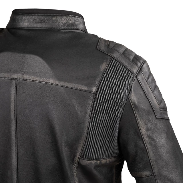Męska skórzana kurtka motocyklowa W-TEC Suit - vintage czarny