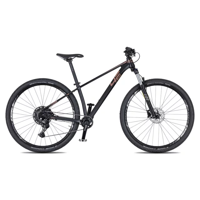 Młodzieżowy rower górski 4EVER Dark Active 29" - model 2025 - czarny / brązowy - czarny / brązowy