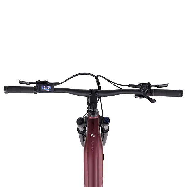 Damski górski rower elektryczny inSPORTline ISL Cleora 648 Wh 27,5" - model 2026 ∙ bateria 648 Wh ∙ zasięg do 120 km ∙ nośność 120 kg - Koralowy pomarańczowy
