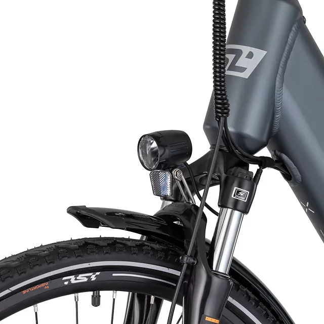 Miejski rower elektryczny inSPORTline ISL Eclion 648 Wh 28" - model 2026 ∙ bateria 648 Wh ∙ zasięg do 120 km ∙ amortyzowany widelec ∙ nośność 120 kg