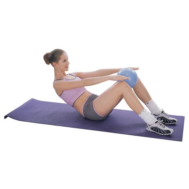 Piłka do ćwiczeń inSPORTline Aerobic Ball ∙ nośność 120 kg ∙ materiał PVC ∙ do aerobiku i rozciągania - Czarny