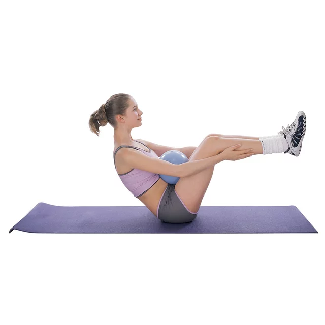 Piłka do ćwiczeń inSPORTline Aerobic Ball ∙ nośność 120 kg ∙ materiał PVC ∙ do aerobiku i rozciągania - Czarny