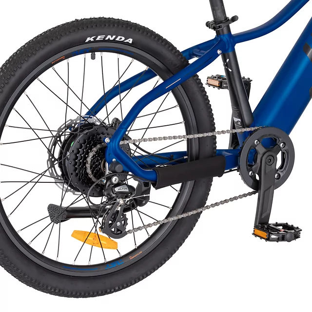 Młodzieżowy rower elektryczny inSPORTline ISL Savager 24" ∙ bateria 360 Wh ∙ zasięg do 70 km ∙ silnik bafang ∙ hamulce hydrauliczne