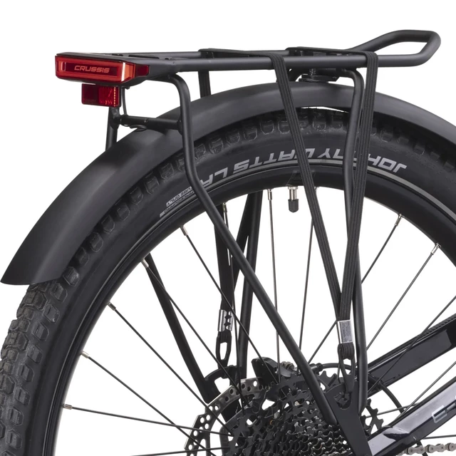 Rower elektryczny z pełnym zawieszeniem Crussis e-Country Full 10.10 720Wh 27,5" - model 2025 - Zielony Szmaragd